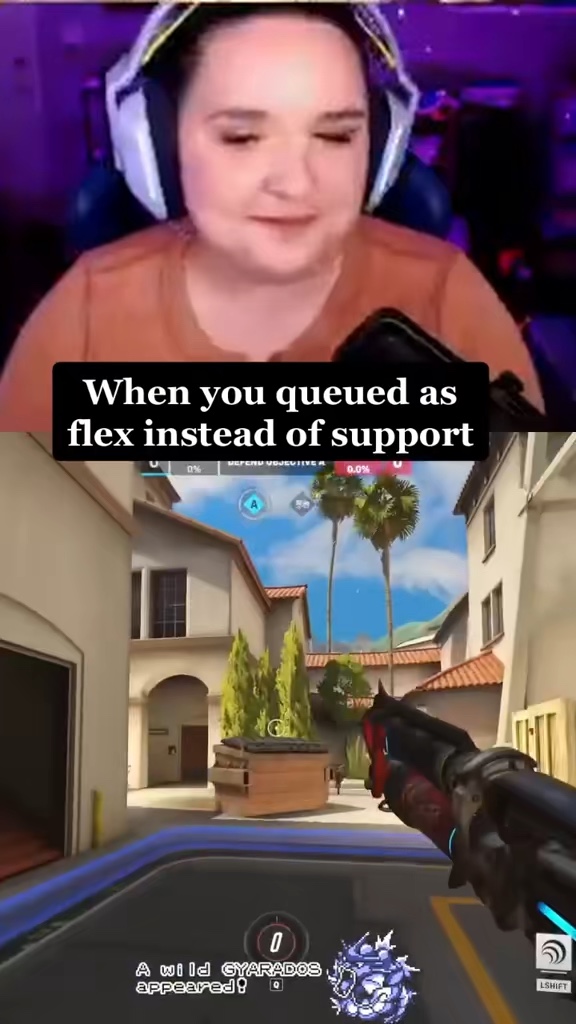 Chronic support player queues flex | Lowlight