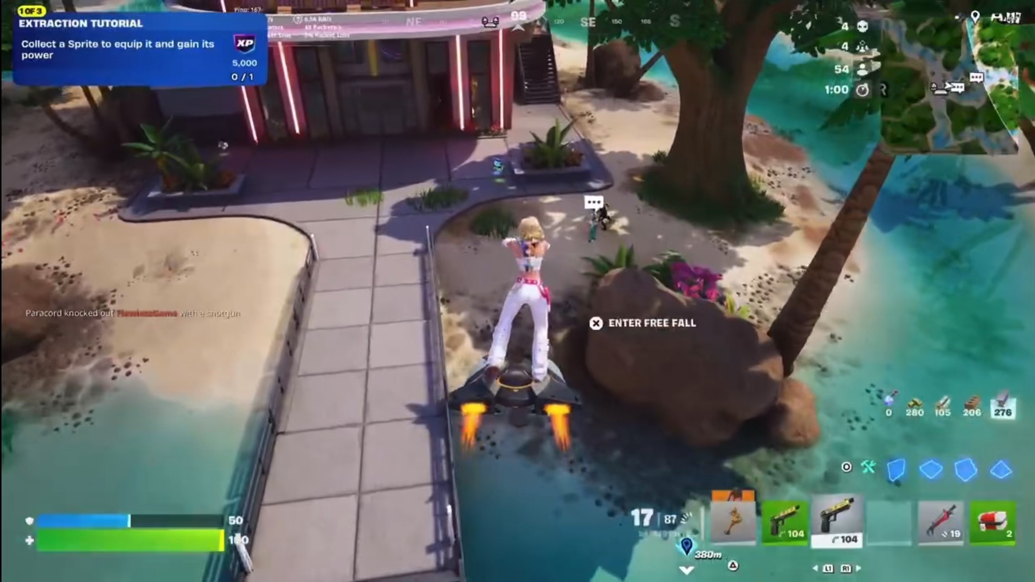High Ping 160 to 260 Fortnite in Controller | Lowlight