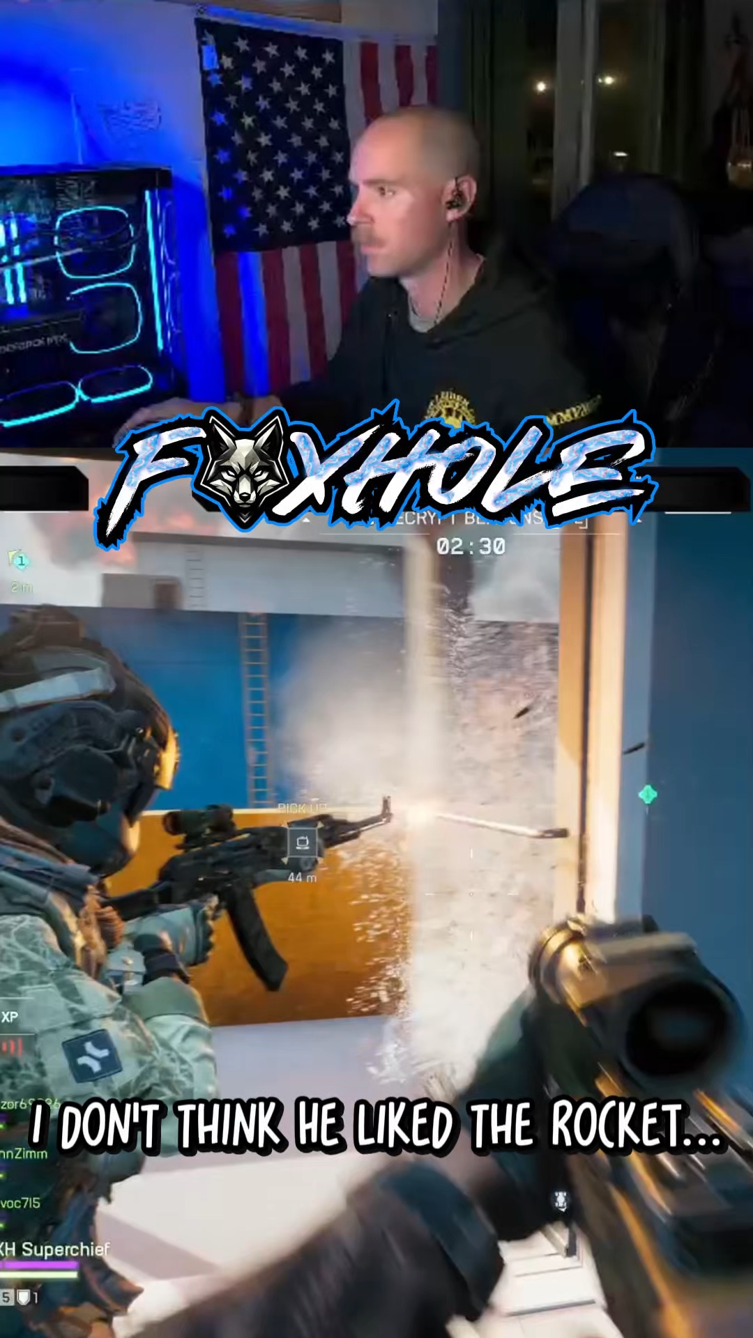 I don’t think he liked that rocket… #foxhole | Lowlight