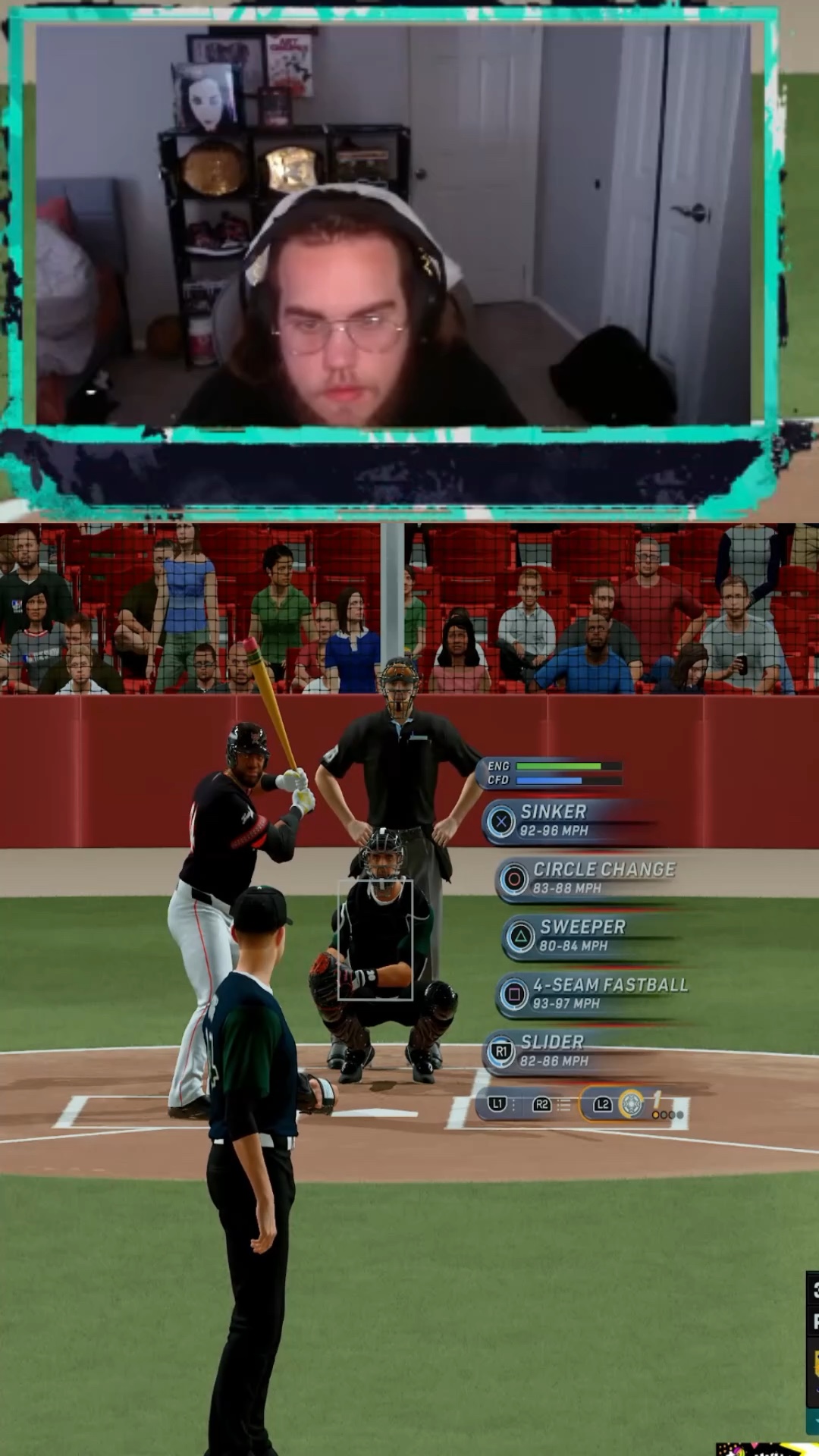 What a beautiful game we have here. Ball leaves the stadium… and my outfielder… | Lowlight