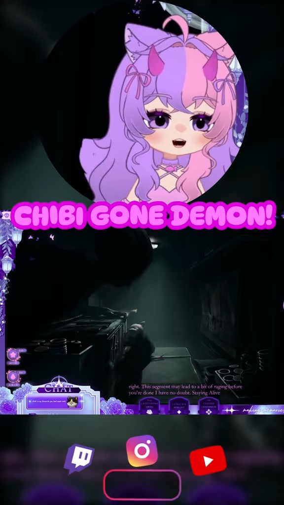 Chibi Gone Demon 😈 #vtuber #silly #susmoments #sussy… | Lowlight