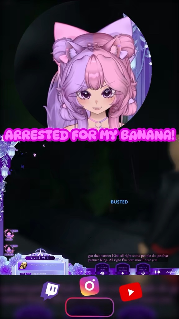 Arrested For My Banana 🍌 #vtuber #silly #susmoments #… | Lowlight