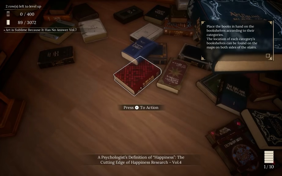 Librarian: Tidy up the Arcane Library: gameplay highli… | Lowlight