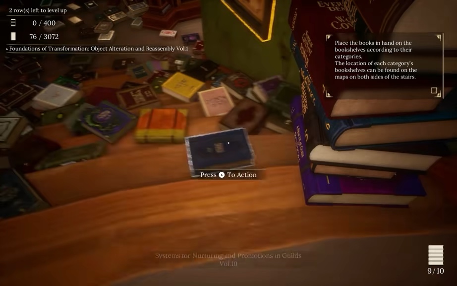Librarian: Tidy up the Arcane Library: gameplay highli… | Lowlight