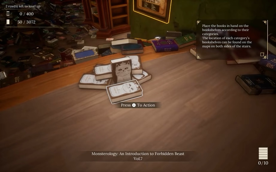 Librarian: Tidy up the Arcane Library: gameplay highli… | Lowlight