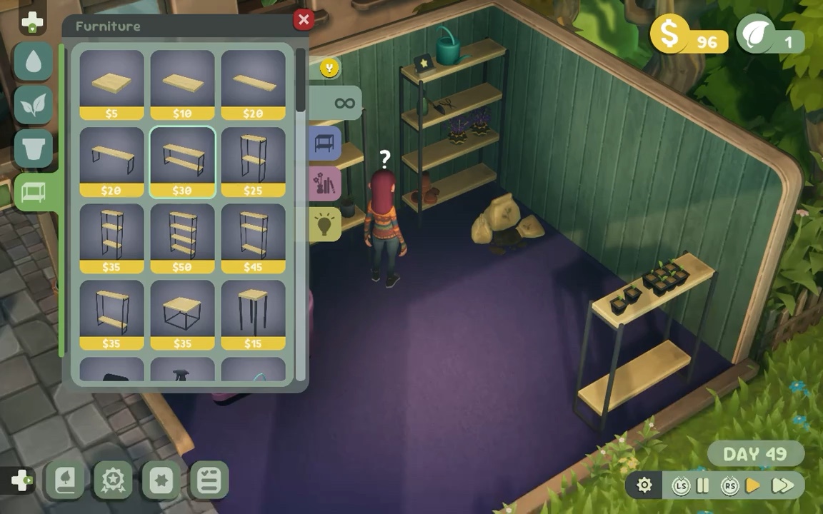 Leafy Corner: Now the wall and floor are colored to my… | Lowlight