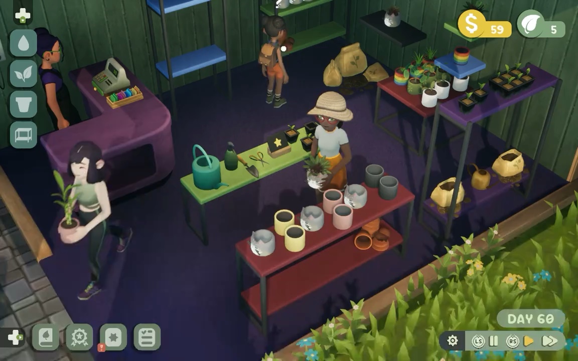 Leafy Corner: This young girl stopped in with a specia… | Lowlight