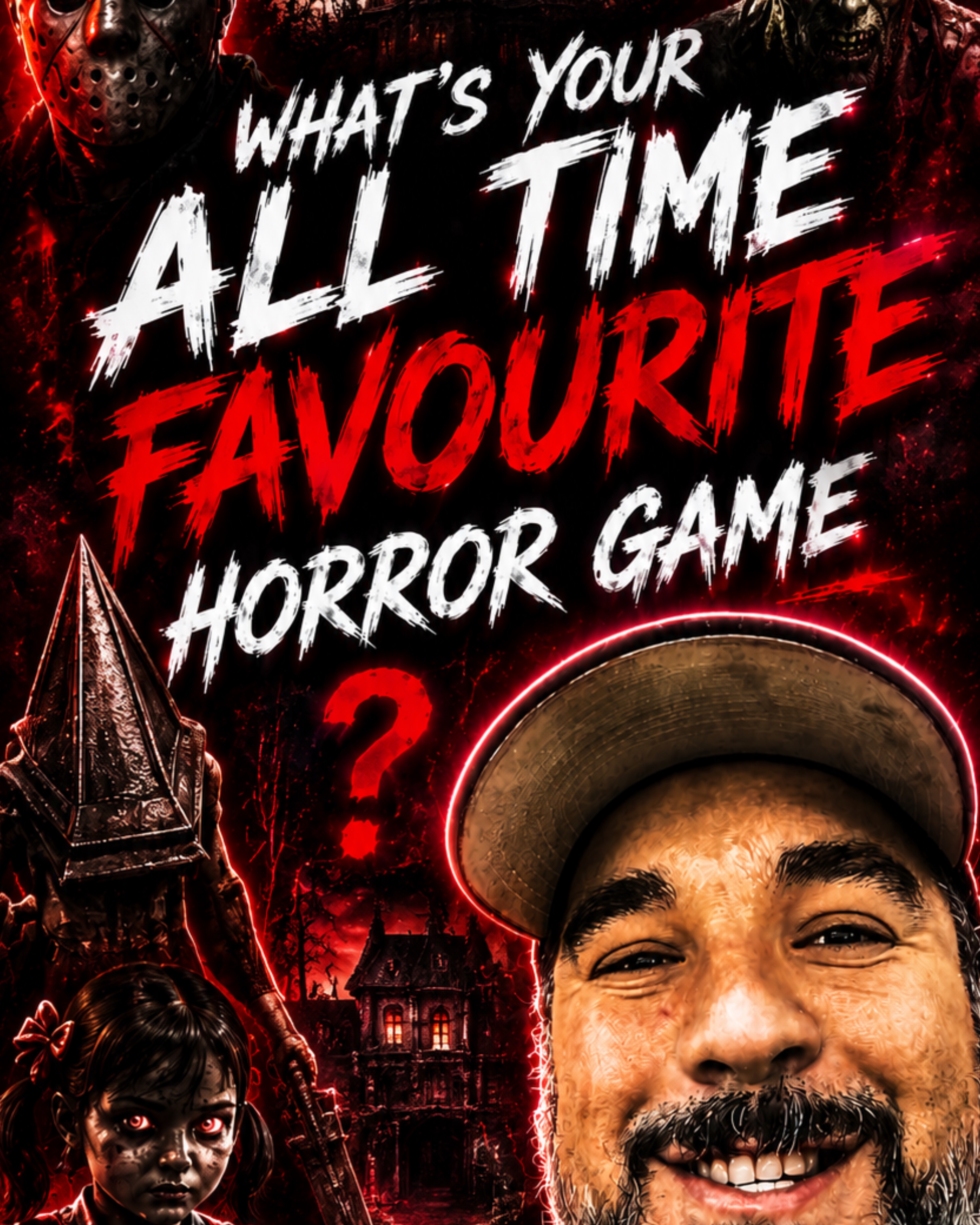 QUESTION TIME : Let me know in the comments…. . . . #horrorgamer #question #fyp… | Lowlight