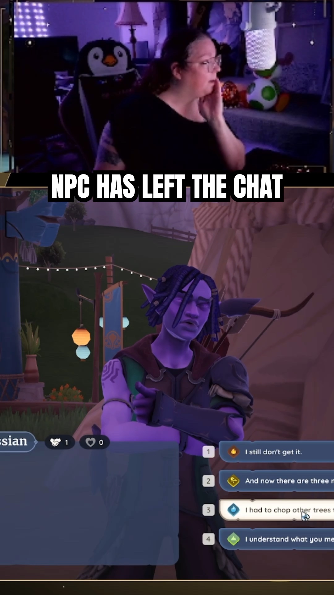 This NPC has seen things | Lowlight