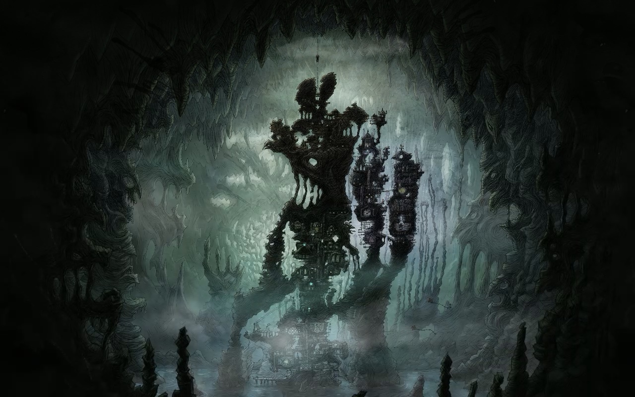 Creaks: Let’s head down and explore this massive structure #creak #amanitadesig… | Lowlight
