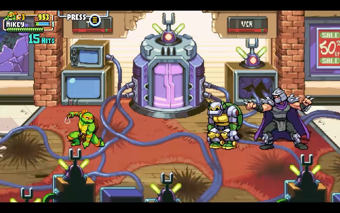 Teenage Mutant Ninja Turtles: Shredders Revenge: Highlights from metalhead boss… | Lowlight