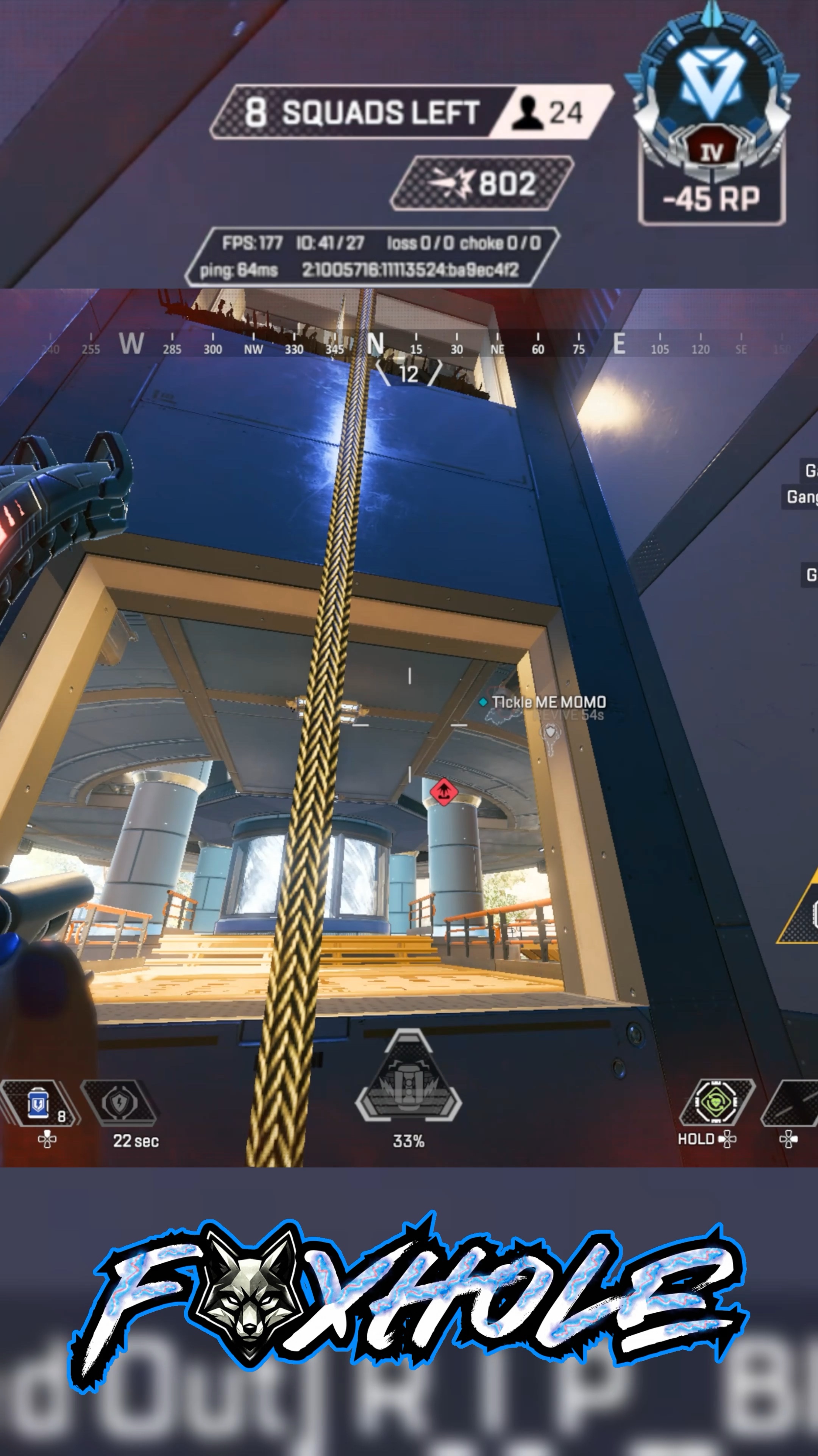 1v4 Ranked Apex Legends | Lowlight