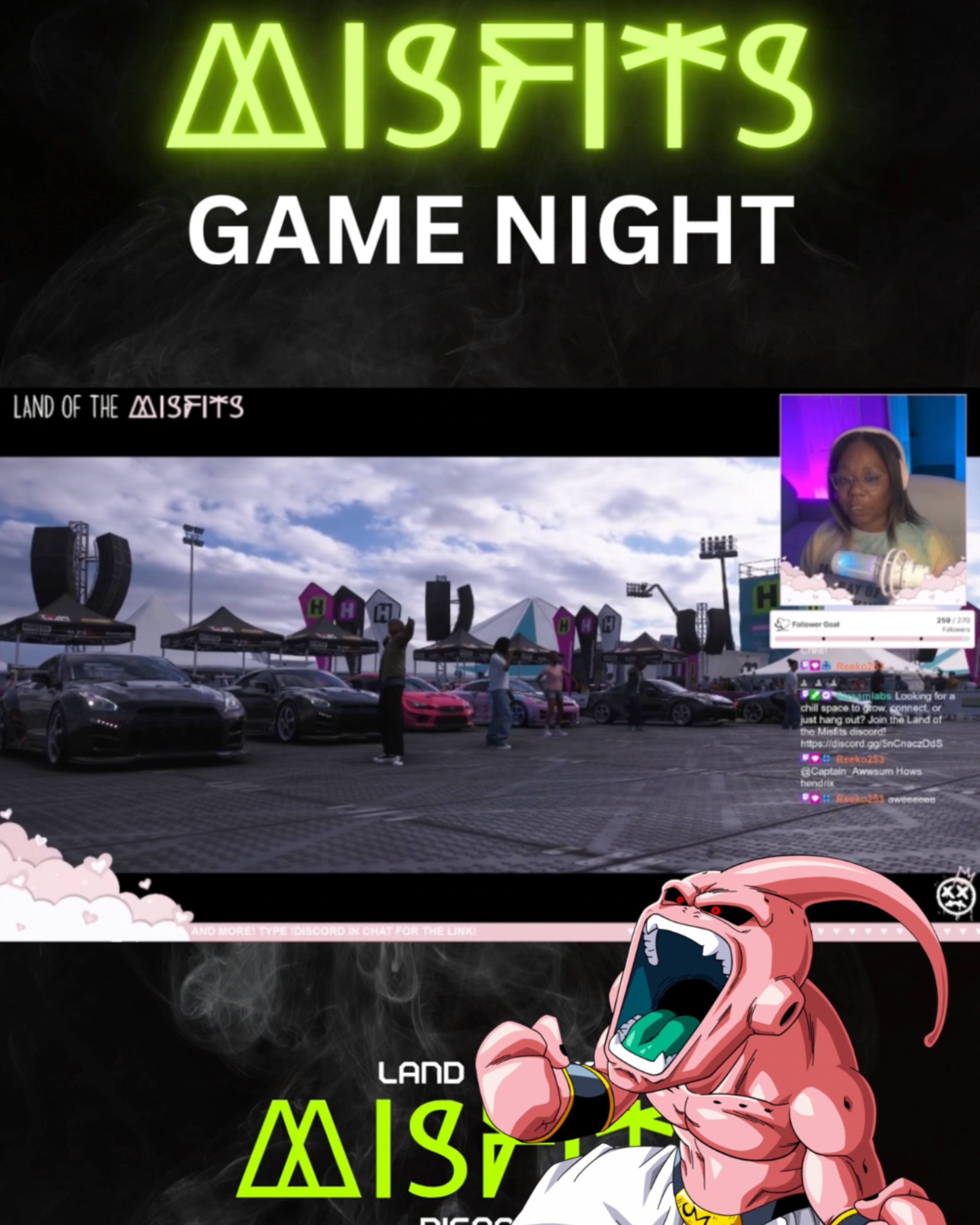 “It’s not cute, it’s Majin Buu!” Good times with the crew 🤣🤣 Join the discord… | Lowlight