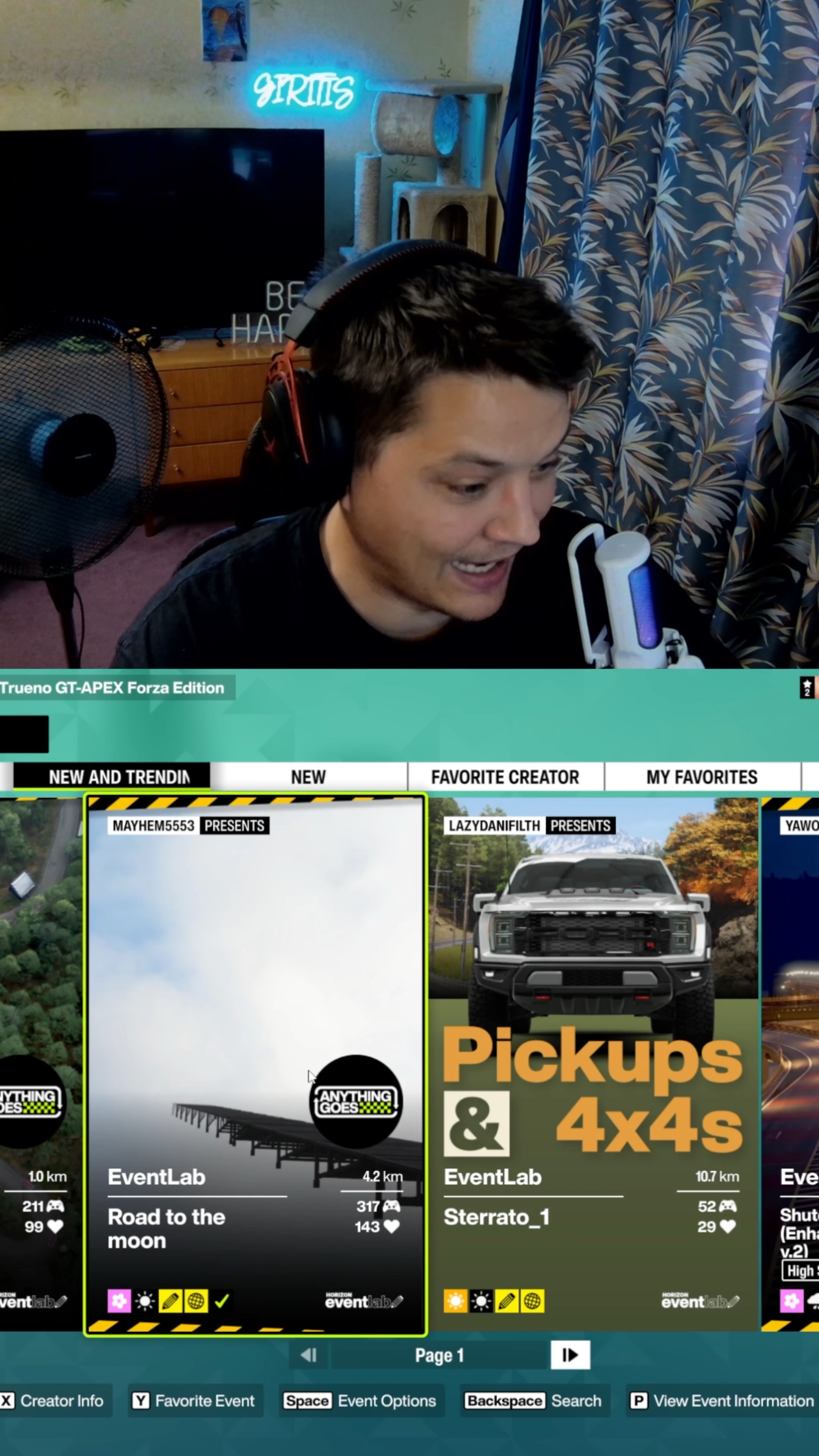 Forza Horizon 6 road to the moon #forzahorizon6 #fh6 #… | Lowlight