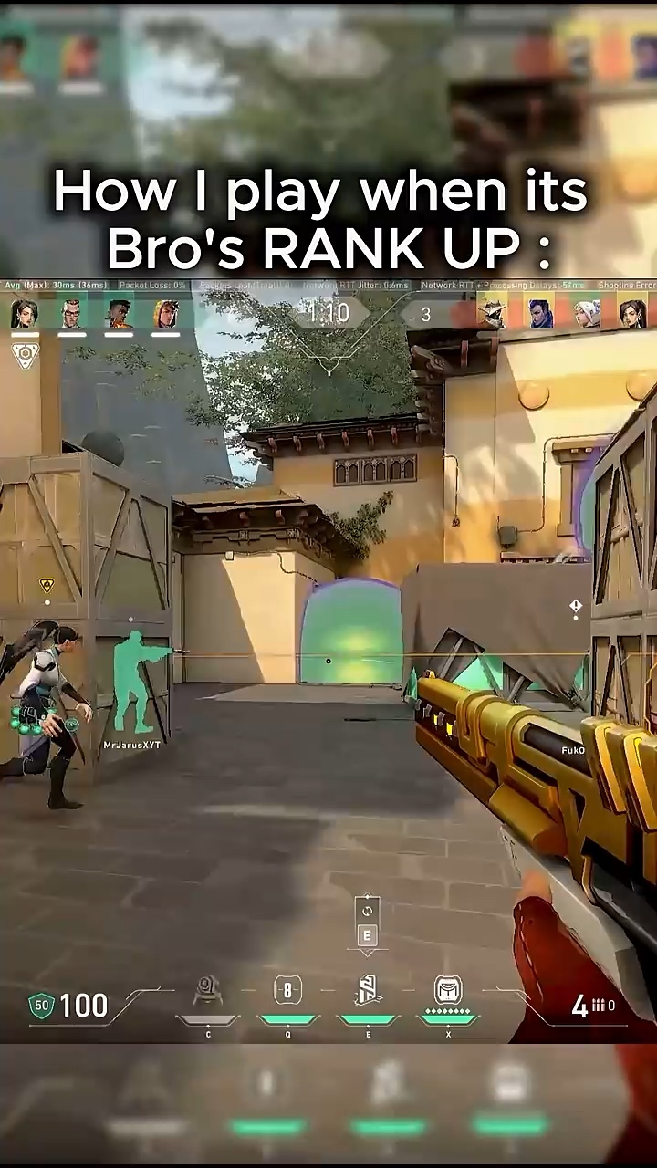 Me vs Bro When It's Rank Up Game 💀 | Lowlight