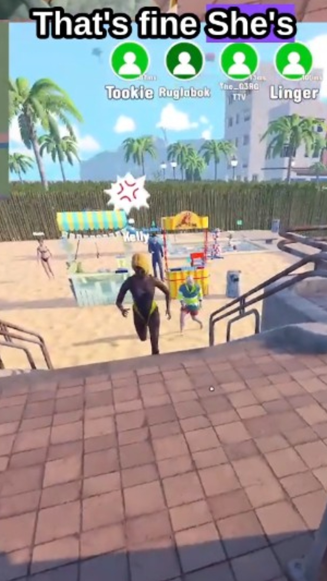 I healed her, Now I don't help anyone in Waterpark Simulator anymore | Lowlight