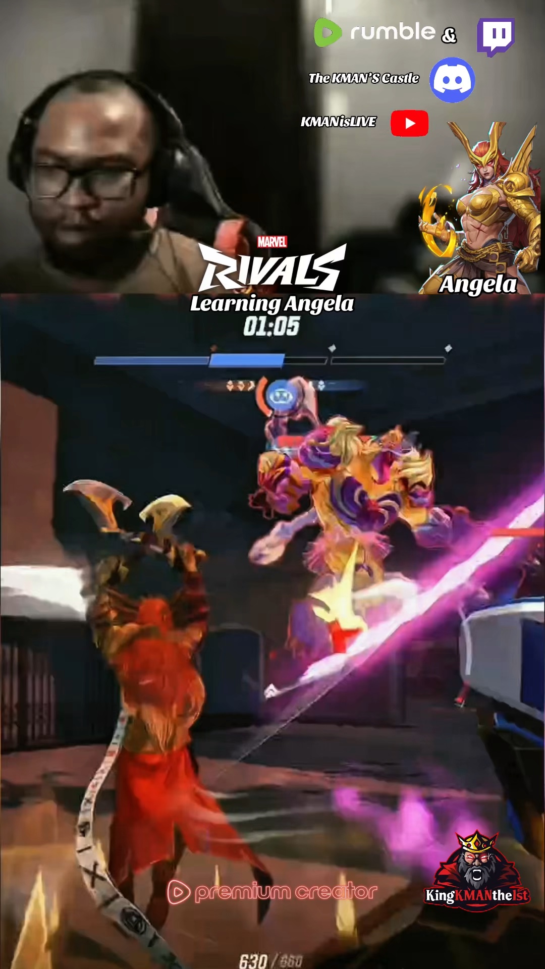 Learning Angela | Marvel Rivals | Lowlight