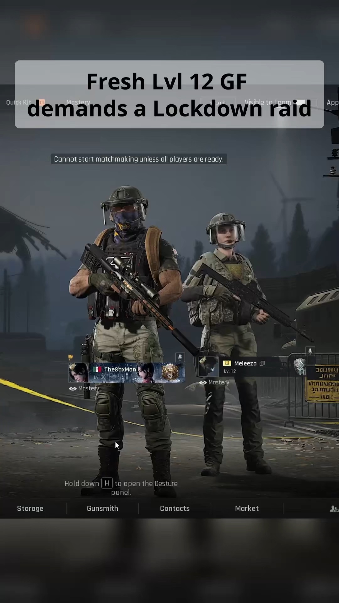 Took my girlfriend to the dark zone 😤 | Lowlight