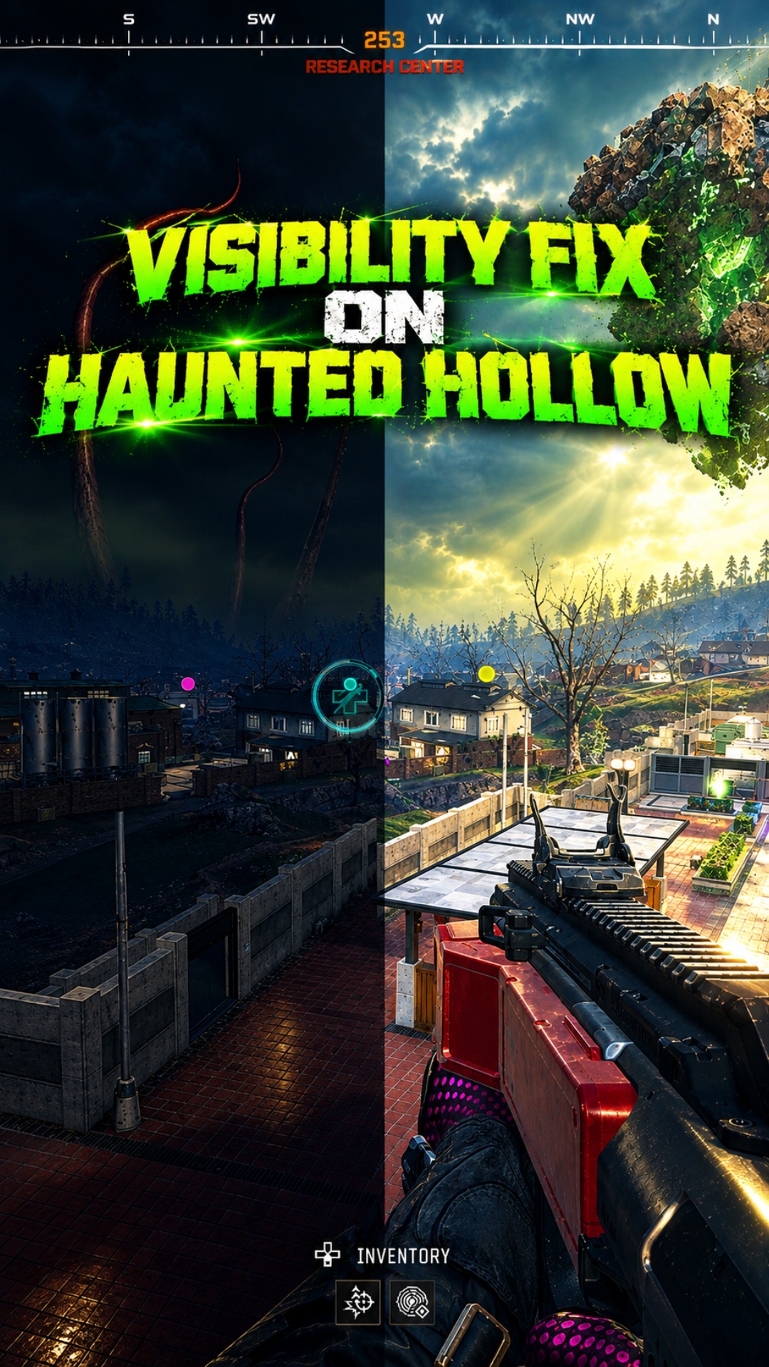 How to FIX your Visibility on Haunted Hollow! | Lowlight