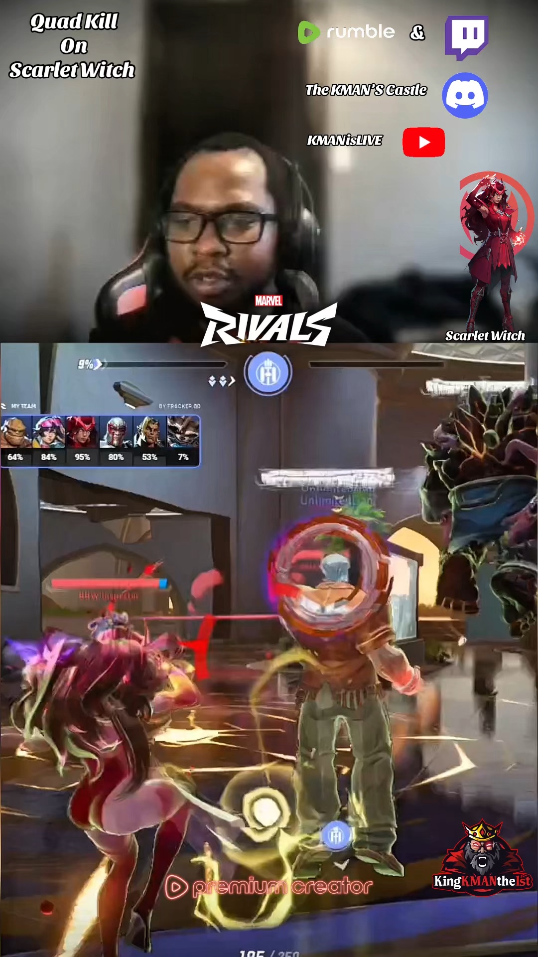 Quadra Kill W/ Scarlet Witch (B4 Buff) | Lowlight