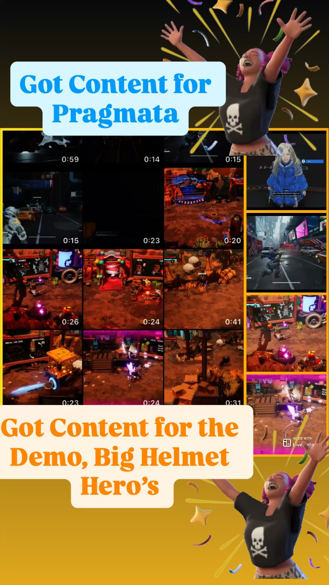 Clips are made and edited for both Pragmata and the de… | Lowlight