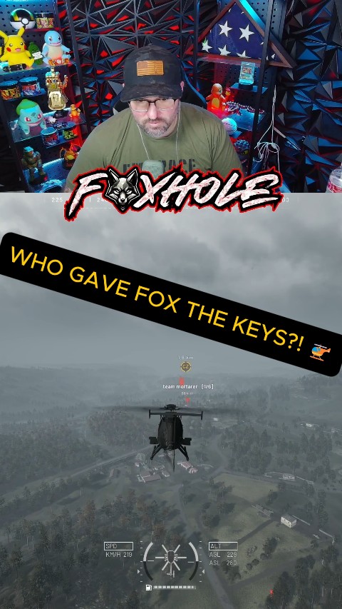 Foxhole Airlines is now accepting passengers. 🚁😂 Be… | Lowlight