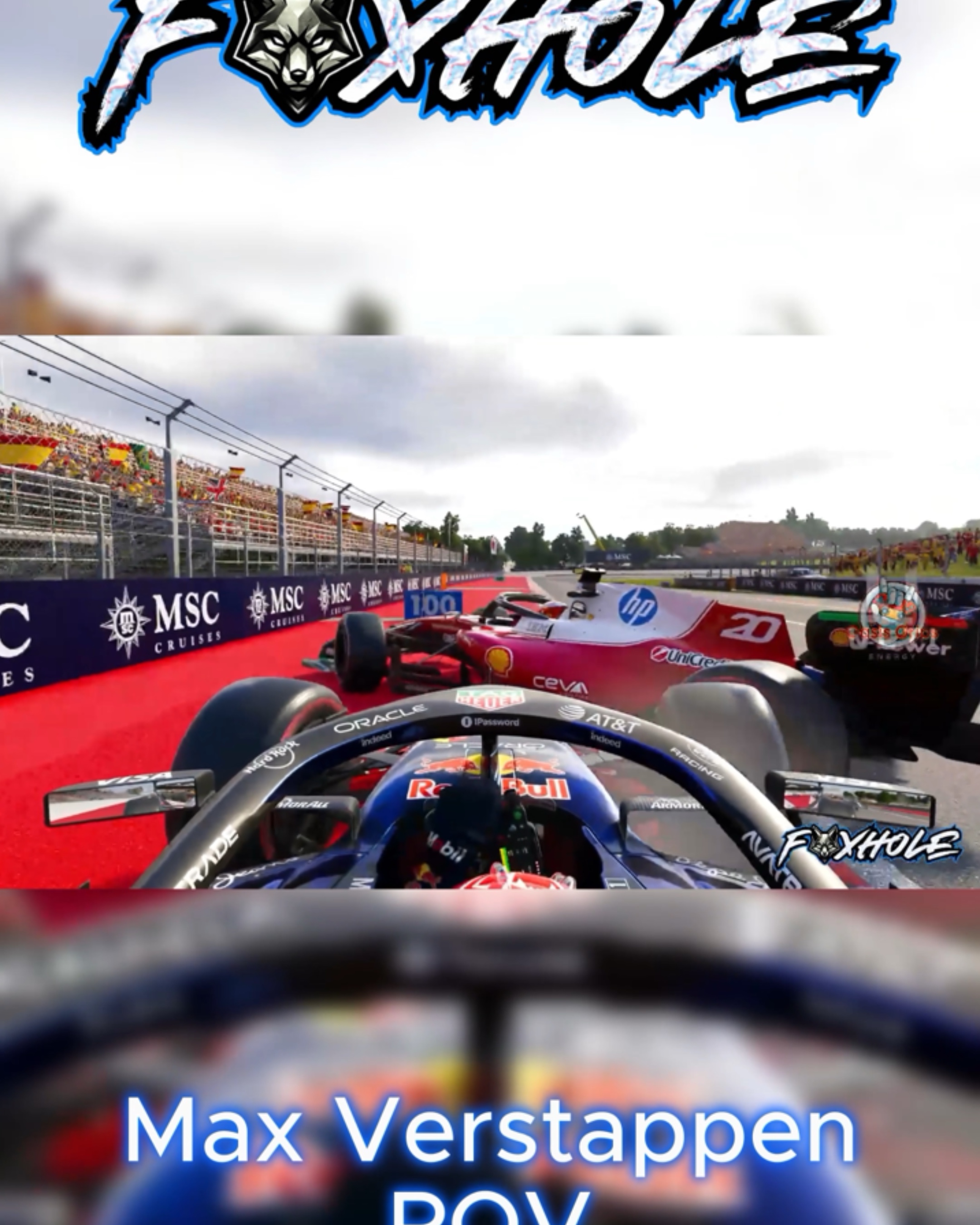 Max Verstappen Putting Me Into The Wall | Lowlight