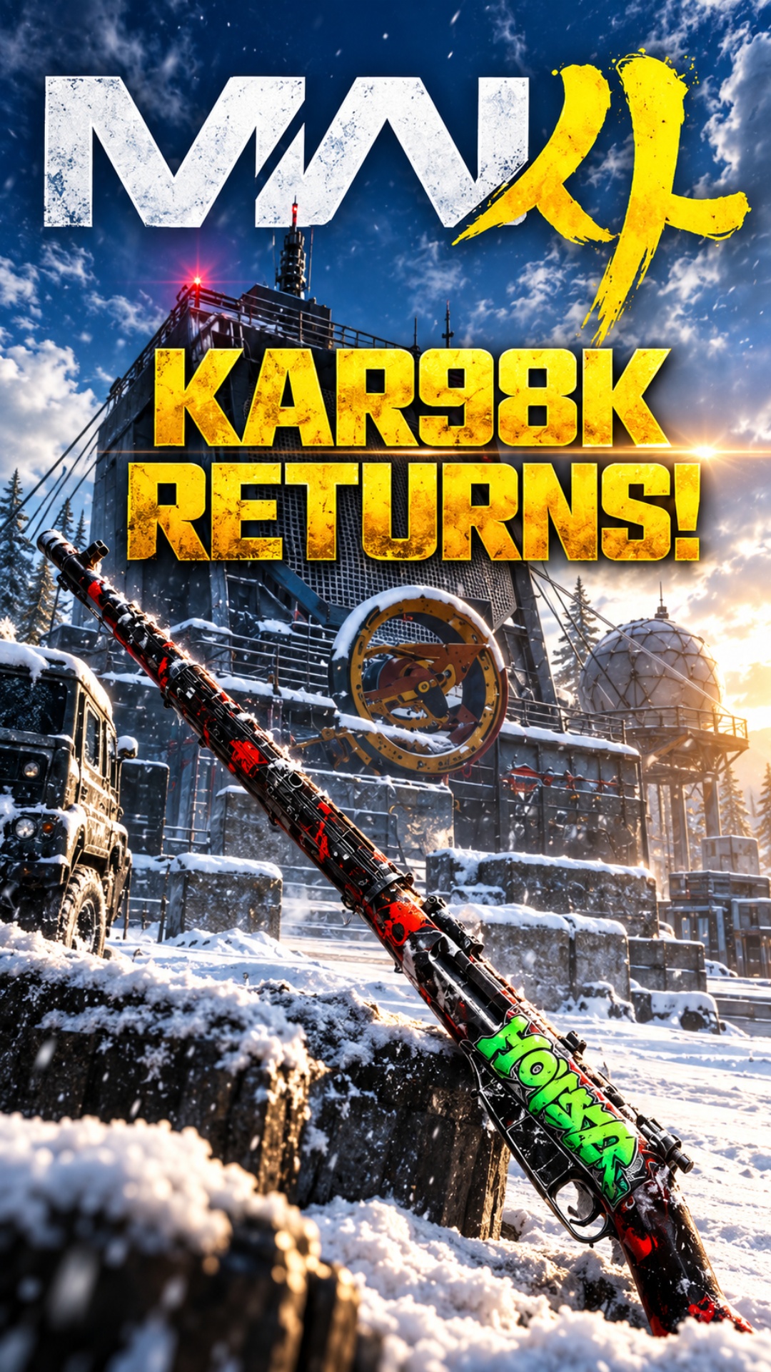 The KAR98K is BACK in MW4! | Lowlight