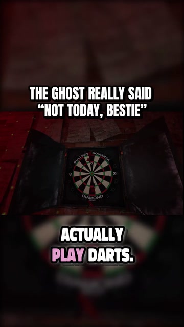 Me discovering you can actually play darts in Phasmoph… | Lowlight