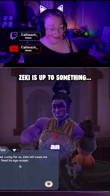 Why does Zeki have an eye scooper?! 😳 #palia #streamer | Lowlight