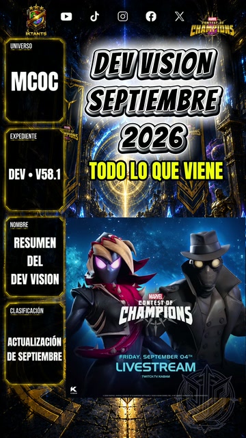 MCOC Dev Vision Septiembre 2026 | Lowlight