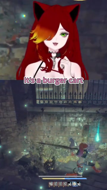 They really put a hot dog stand in a dark fantasy game. | Lowlight