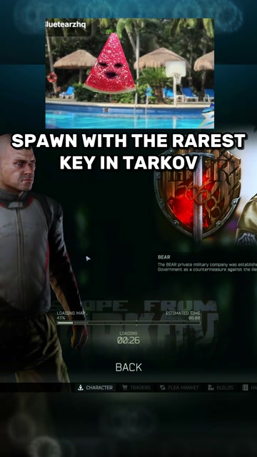 I just spawned with the RAREST key in Tarkov 😳 #eft #… | Lowlight