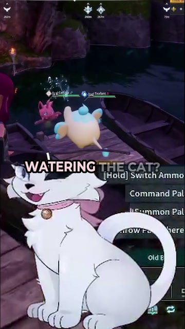 Saving a drowning Cattiva in Palworld | Palworld | Lowlight