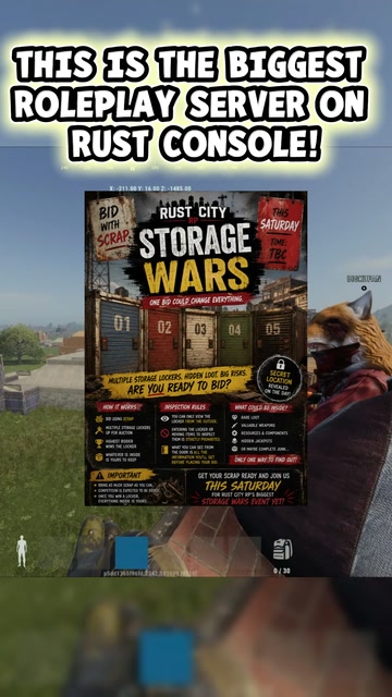 RUST CITY is the BIGGEST ROLE PLAY SERVER on Rust Console! | Lowlight