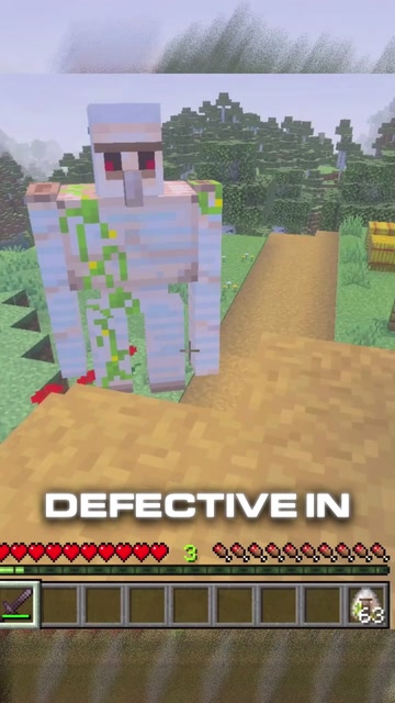 WHY IRON GOLEMS ARE DEFECTIVE IN MINECRAFT BEDROCK #minecraft #minecraftbedrock | Lowlight