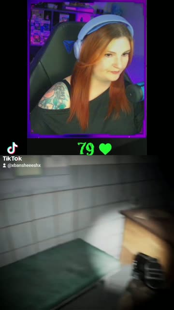 Screamed so loud my mic peaked 😂 #horrorgame #chuxie #horrorstreamer #smallstr… | Lowlight