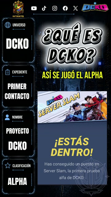 DCKO | ¿Qué es DCKO? Así se jugó el Alpha | Lowlight