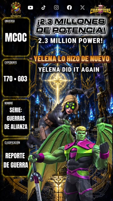 ¡2.3 MILLONES de potencia y Yelena lo hizo de nuevo! 🔥 | Lowlight