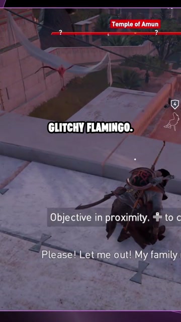 Why are there flamingos in the desert? 🌵 #assassinscreed #gaming #shorts | Lowlight