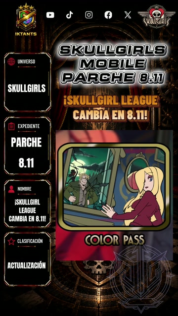 🏆 Skullgirls Mobile 8.11 cambia Skullgirl League del… | Lowlight