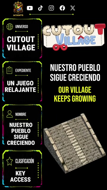 🍊🪙 Nuestro pueblo sigue creciendo en Cutout Village. | Lowlight