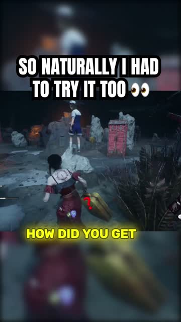 We accidentally found a weird rock during the event in… | Lowlight