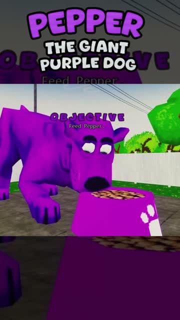 Pepper The Giant Purple Dog Only Wants Human Meat! | Lowlight