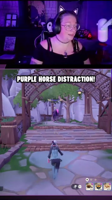 This Game Just Hit Me With A Purple Horse #shorts #gaming | Lowlight