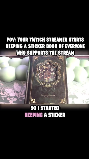 I started a sticker book for my Twitch community! | Lowlight