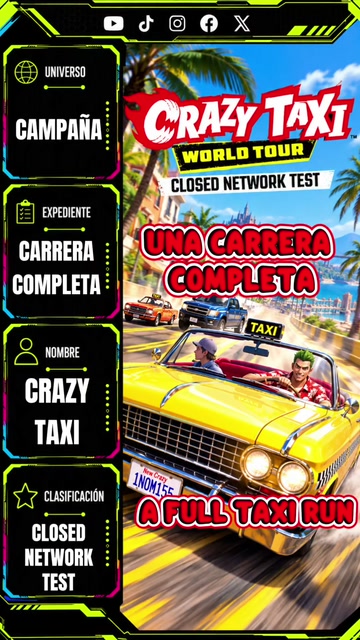 A Full Taxi Run in Crazy Taxi: World Tour | Lowlight