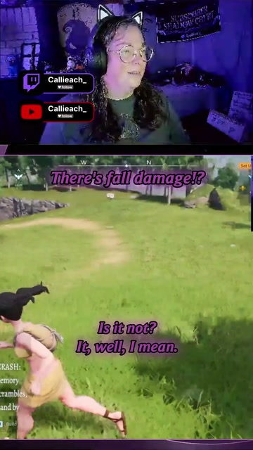 Wait, there is fall damage?! #gaming #shorts | Lowlight