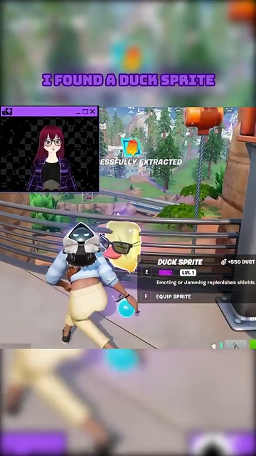 I Found A Duck Sprite In Fortnite! | Lowlight