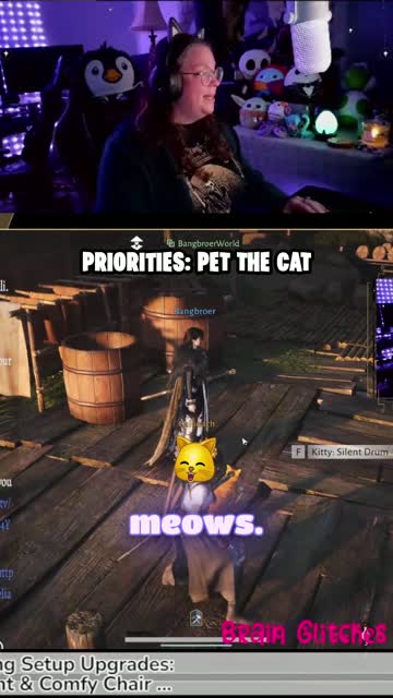 Pet the Kitty = Instant Cat Bond Level Up | Lowlight